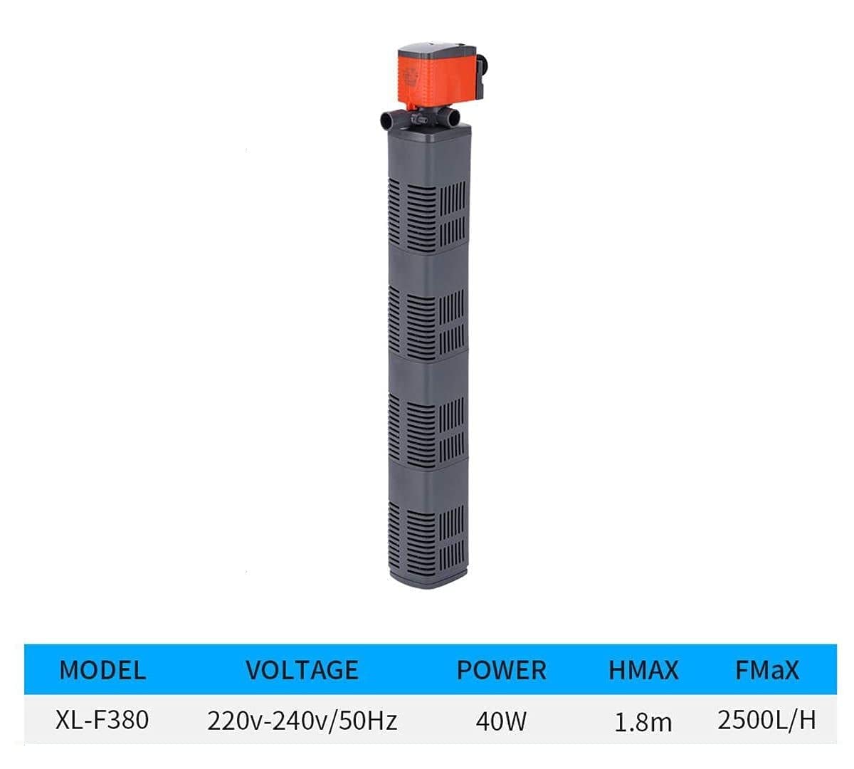 VAYINATO Xilong Double Colour Aquarium Internal Filter (Xl-F380