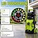 2026New Pressure Washer w/8 Level Touch Screen 200bar, 500l/h Jet Washer w/Foam Cannon and 6-in-1 Spray Nozzles, 90CM Tall, Coverage: max. 60㎡/h, Power Washers for Patio/Car/Home Cleaning