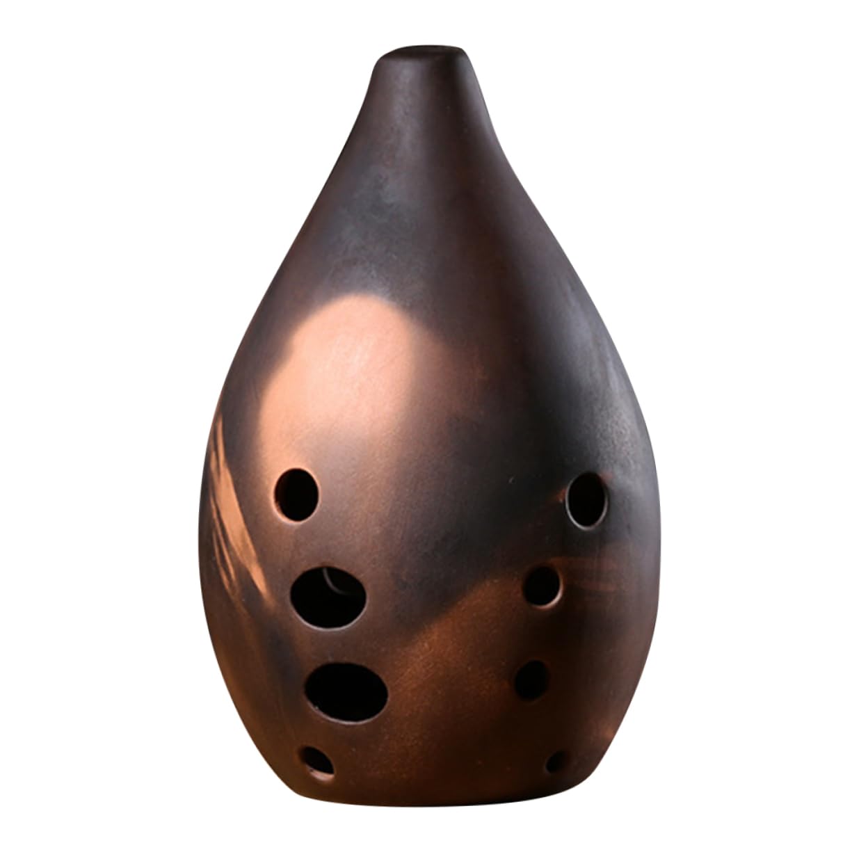 FUNOMOCYA 1Pc Professional Xun Instrument Ceramic Ocarina Ancient Music Flute for Beginners Artists Performers Style Deep Sound Easy to Play present
