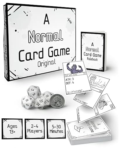 A Normal Card Game, Divertido juego de combate de fiesta para familiares y amigos | Fácil de aprender, estratégico y de ritmo rápido | 2-4 jugadores, a partir de 13 años | Ya disponible en tu tienda friki favorita! En mundofriki.es!