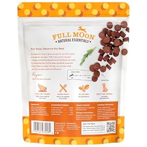 Full Moon All Pure Human Grade Canine Treats, Important Rooster Savory Bites, 16 Ounce Full Moon All Pure Human Grade Canine Treats, Important Rooster Savory Bites, 16 Ounce
