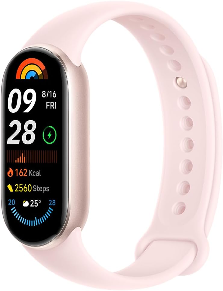 Xiaomi Smart Band 9 Smartwatch, 21 Days of Continuous Use, Enhanced Display Brightness, Ambient Light Sensor, Quick Release Structure, 150 Sports Modes, Smart Band, Incoming Call Notifications, LINE