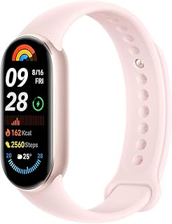 Xiaomi Smart Band 9 スマートウォッチ 21日間連続使用 ディスプレイ輝度強化 環境光センサー搭載 クイックリリース構造 150種類スポーツモード スマートバンド 着信通知・LINEアプリ通知 iPhone&Android対応 ミスティックローズ