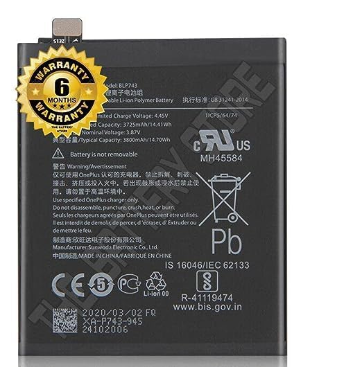 Image of Original BLP743 Battery for OnePlus 7T HD1900 HD1901 HD1903 HD190 HD1907 Battery with 6 Month Warranty*** (SEPAH110)