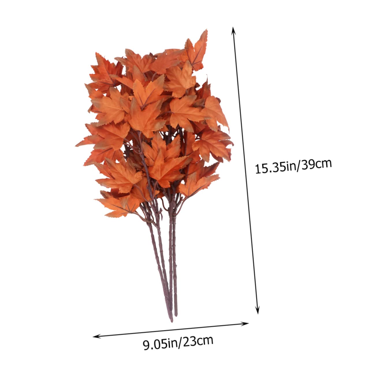 PRETYZOOM 20 Pcs 1Set Herbstlichen Decor Zarte Verzierungen Seide Tuch Thanksgiving