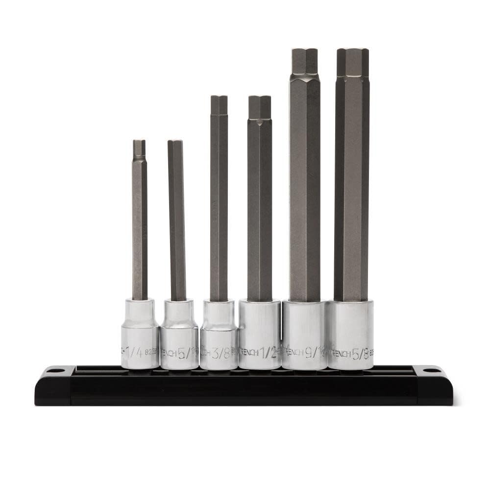 GEARWRENCH Długi zestaw nasadek sześciokątnych 1/2 napęd 6-częściowy SAE | 82587