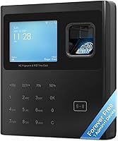 Vista 1 de ANVIZ Time Clocks for Employees Small Business - Forever Free Cloud Software - W1 Pro Fingerprint Biometric Clock in and Out Attendance Machine