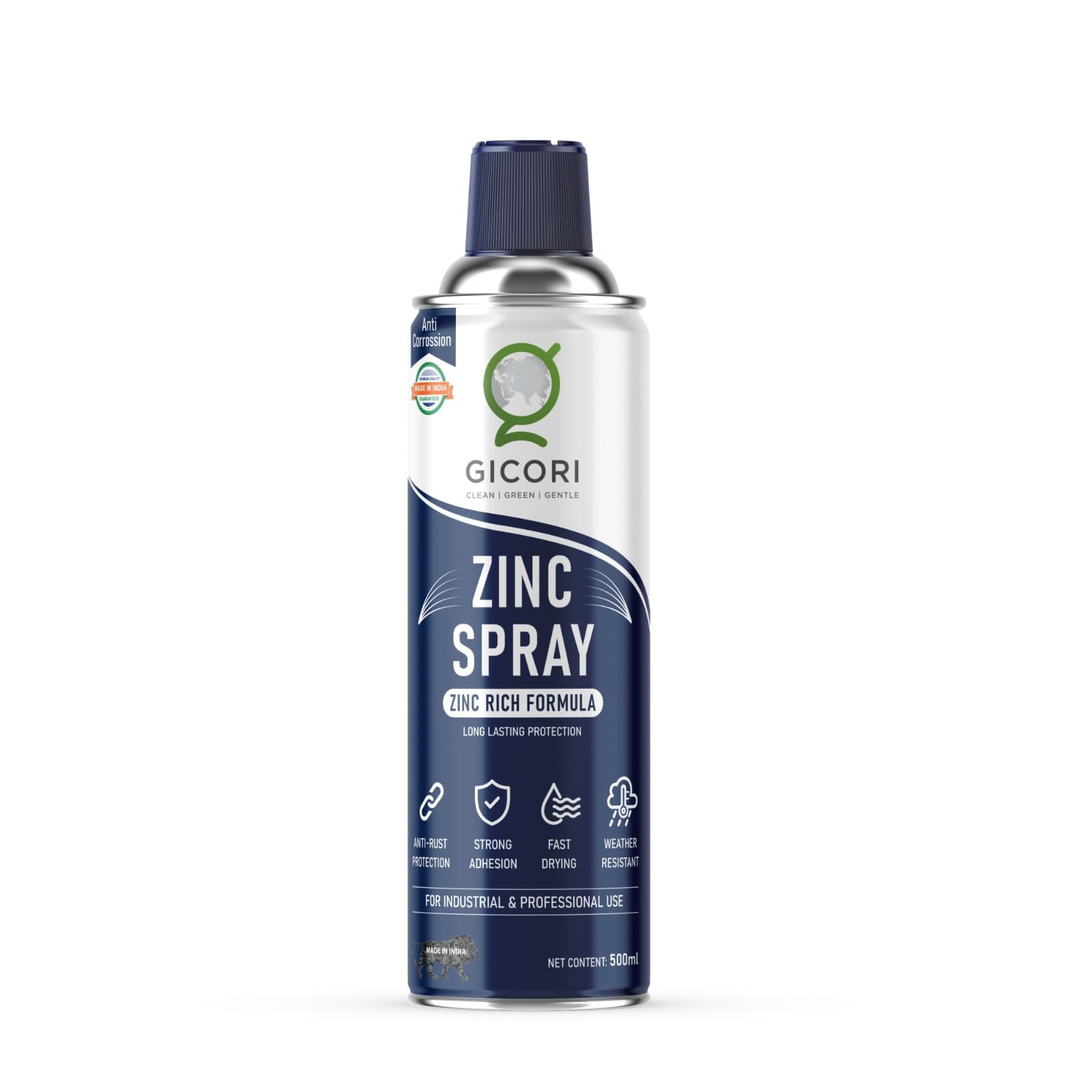 Zinc Spray 500ml | Zinc Rich Cold Galvanizing Coating | Anti Rust & Anti Corrosion Spray | Fast Drying Protective Metal Coating | Industrial Grade for Steel, Iron & Welded Surfaces-image-31
