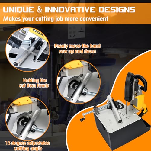 Image of Portable Band Saw Stand for Dewalt Deep Cut DCS374B DCS374P2 Bandsaw