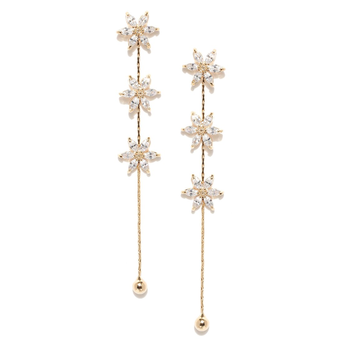 See full amazon price history chart for Jewels Galaxy Luxuria Elegant Delicate Florets Design AD Gold Plated Chain Drop Earrings Jewellery For Women & Girls (FMYN-ERG-9634) Jewels Galaxy Luxuria Elegant Delicate Florets Design AD Gold Plated Chain Drop Earrings Jewellery For Women & Girls (FMYN-ERG-9634) (B07CL44G3D) Amazon Price History, Amazon Price Tracker