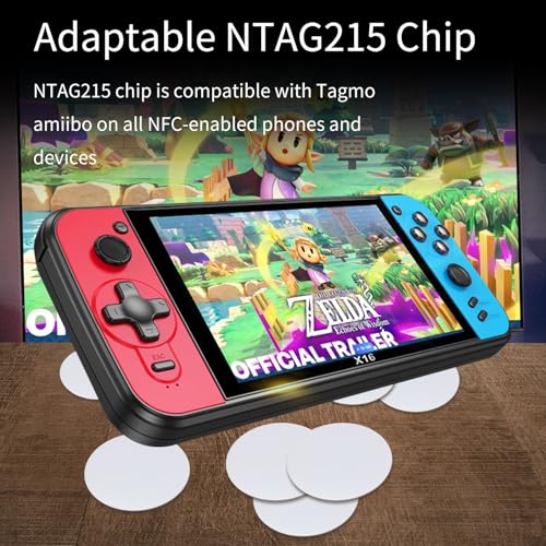 Image of 30pcs NFC Tags NFC Tag NTAG215 NFC Cards Blank NFC Chips Programmable NFC 215 Tag Rewritable NFC Card, 504 Bytes, Compatible with TagMo and NFC Enabled Phones and Devices