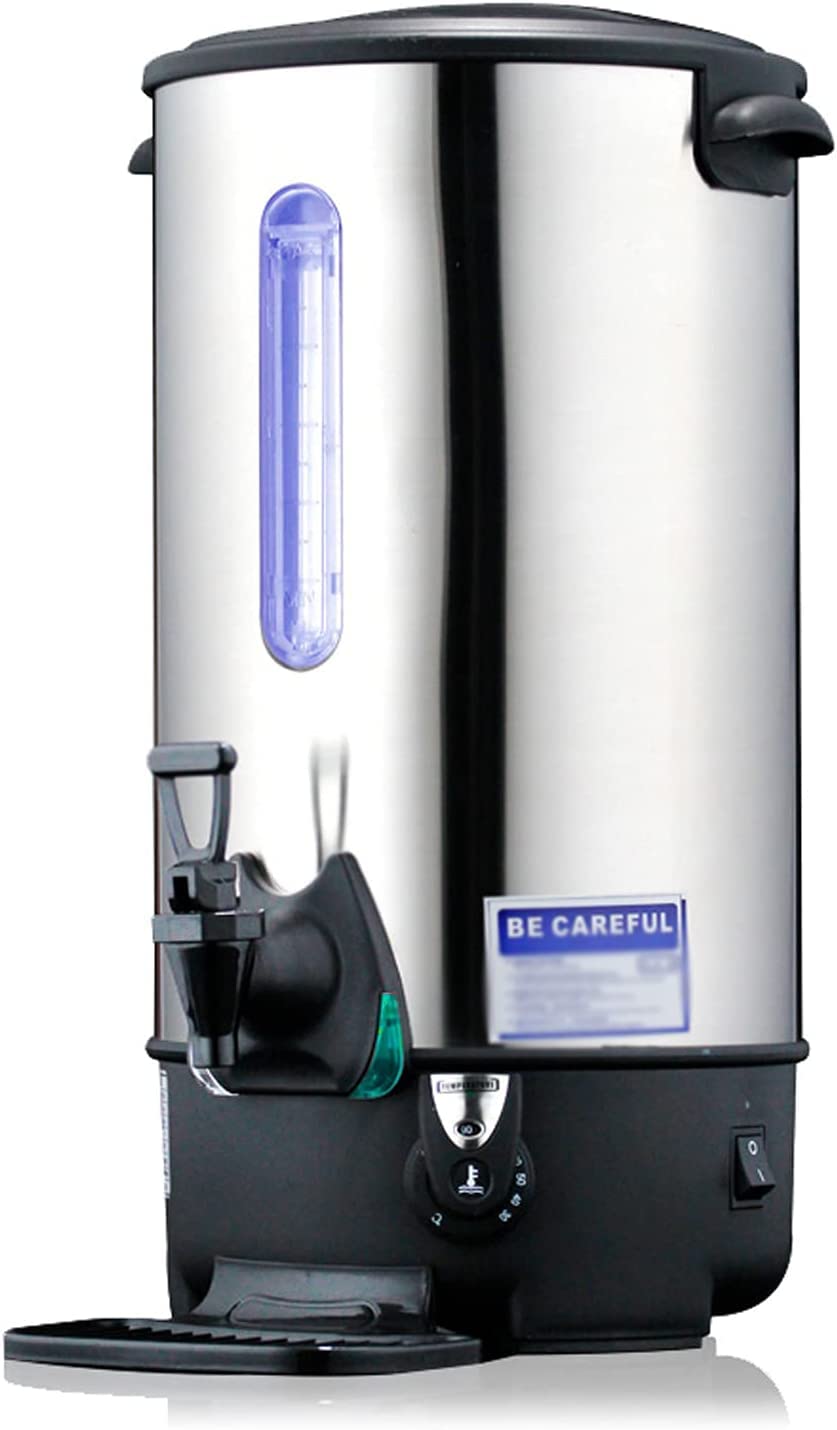 Caldera de dispensación de agua caliente de acero inoxidable de gran capacidad para oficina comercial, calentador de máquina de ebullición instantánea, hervidor eléctrico, control de 7