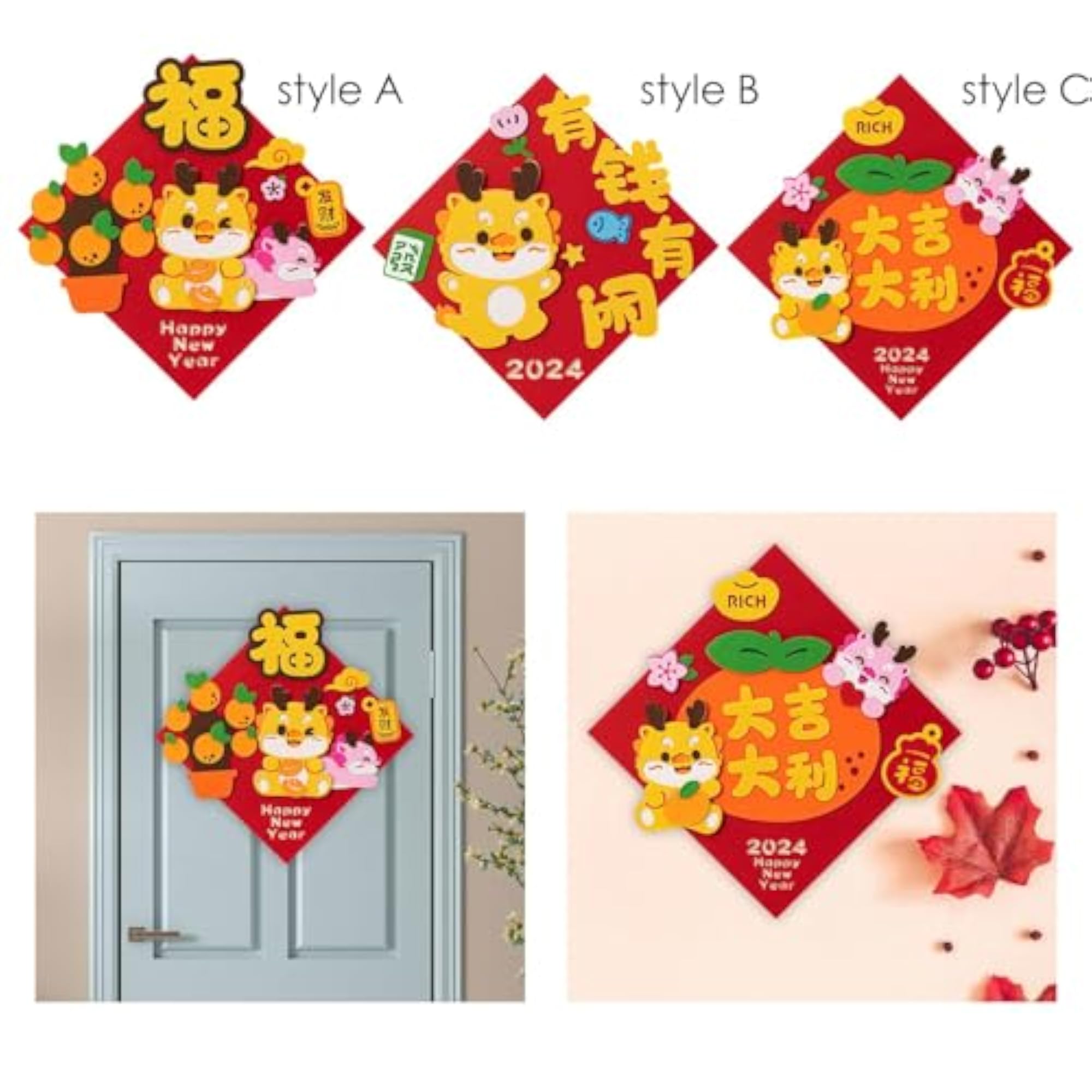 Chinese New Year Door Sticker Door Mural