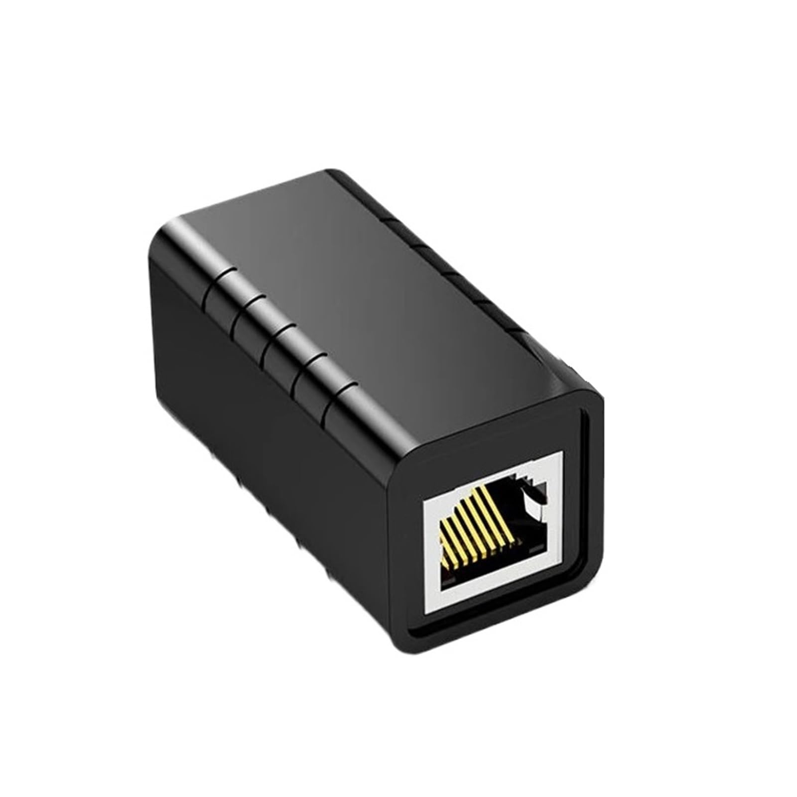 Złącze RJ45 przedłużacz sieciowy Ethernet do Cat7 Cat6 Cat5e adapter kabla Ethernet Gigabit żeński na żeński (biały 1 szt.)