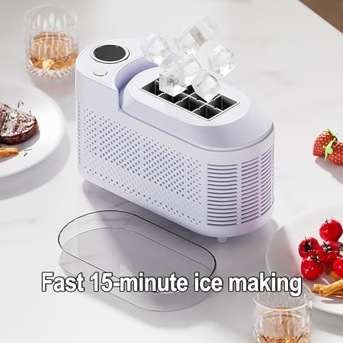 Mini Máquina Silenciosa Para Fabricar Hielo 8 Cubos miniatura 2