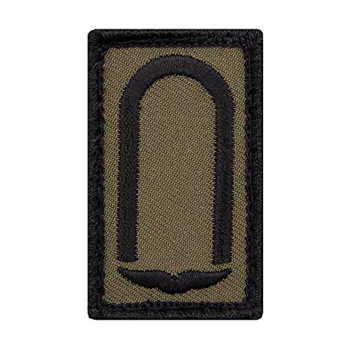Café Viereck ® Unteroffizier Luftwaffe Bundeswehr Patch - Gestickt mit Klett - 3 x 5 cm (Oliv Mini) Cover