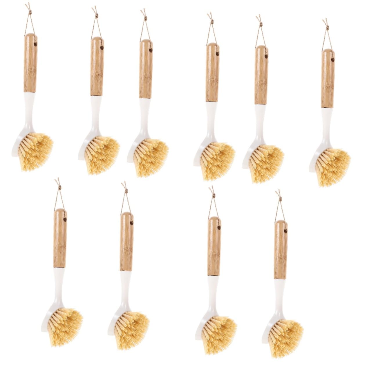 Didiseaon 5 Ensembles Comprimés Éponge Scrubber Nettoyage Ménage Poubelle Plat Bouilloire Truc Brosse Lave Vaisselle des Produits Absorbant Brosse À Vaisselle sur en Bois 2 Pièces * 5