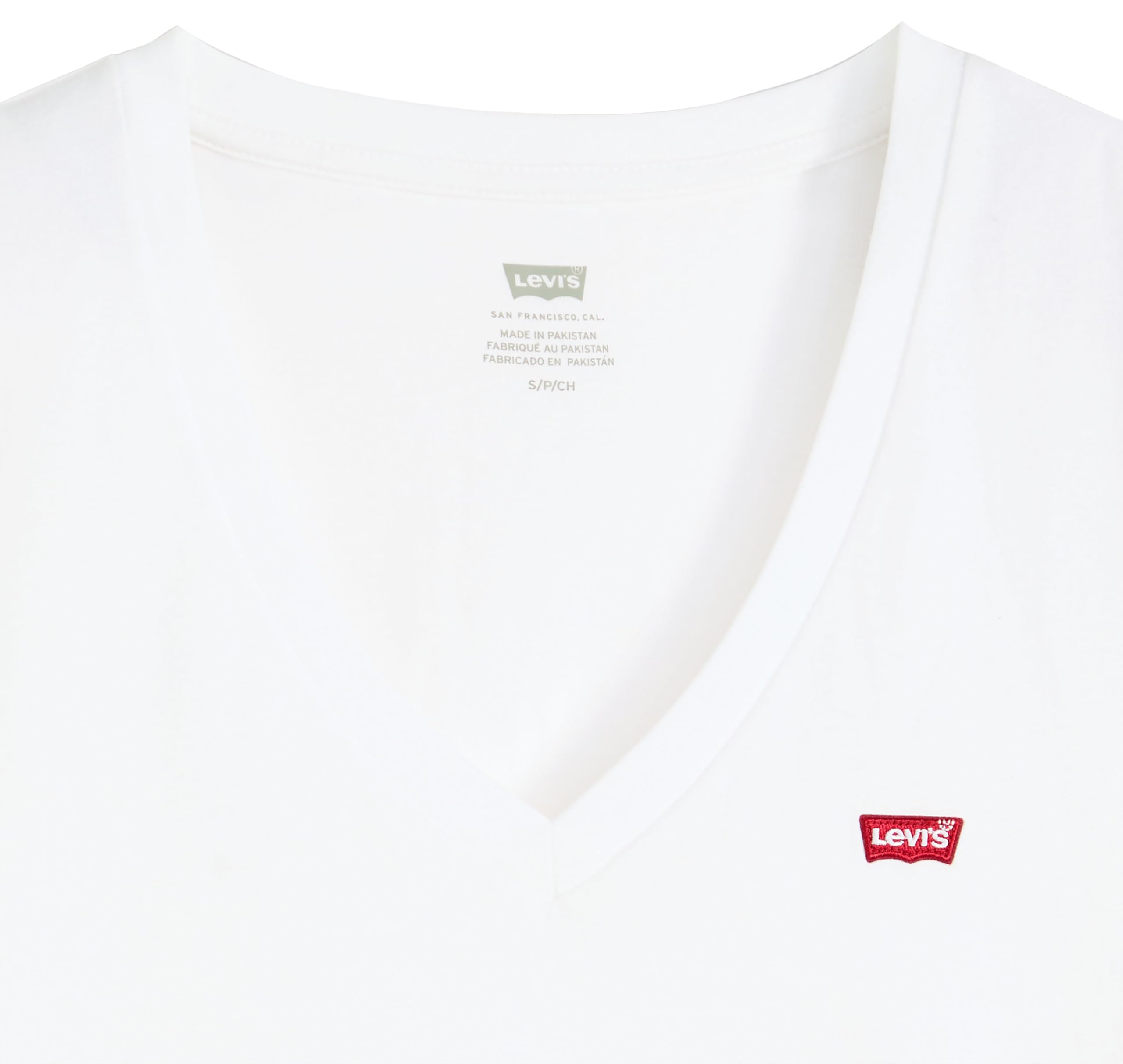 Levi'S 2pack Vneck Tees Camiseta Mujer (Pack de 2)