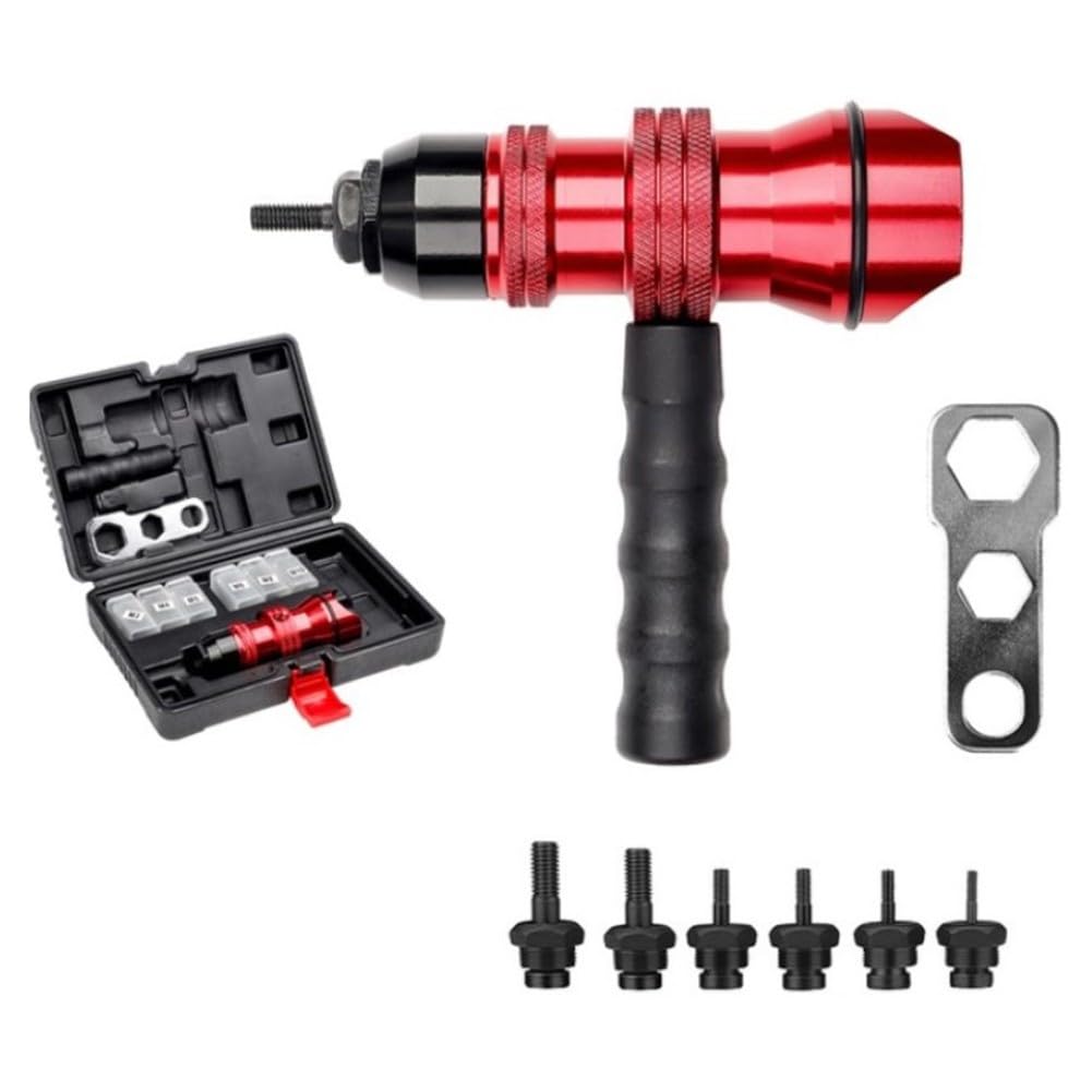Rivetto Dado Strumento Rivettatura 3-10mm Trapano Elettrico Adattatore Inserimento Dado Rivettatrice Strumento