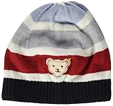 Steiff Baby-Jungen mit süßer Teddybärapplikation Mütze, Navy, 043