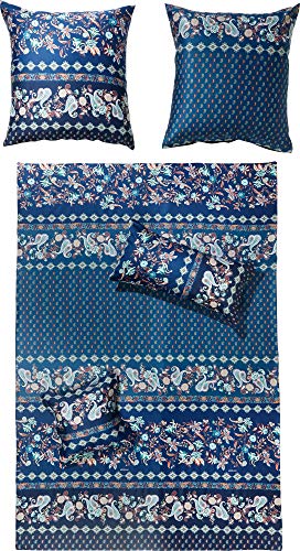 Preisvergleich Produktbild Bassetti FABRIANO Bettwäsche, Satin, blau, 135x200