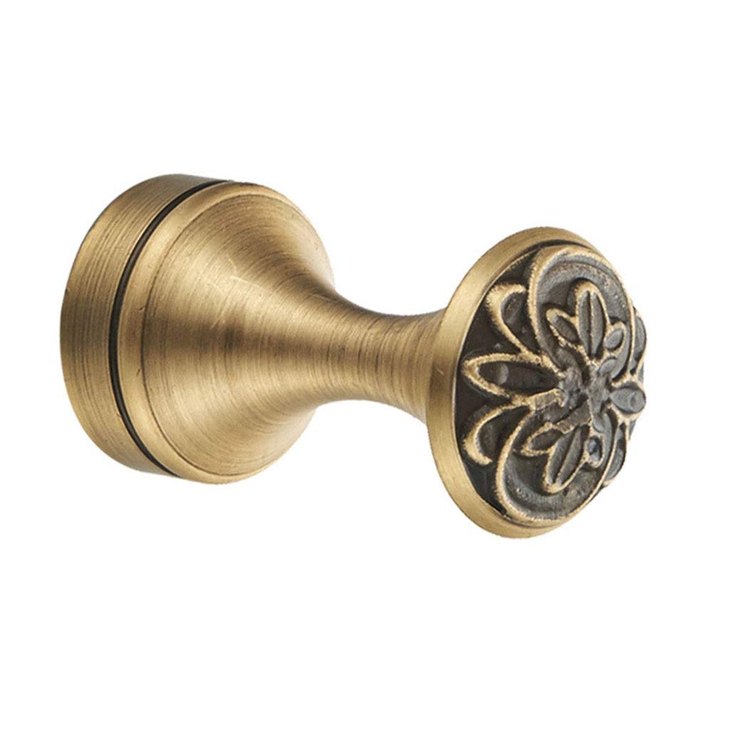 DXTFDHB Bathroom Towel Hook, Antique Brass, Wall Mounted, Vintage Style Towel Holder - 2 Pack(Gold)