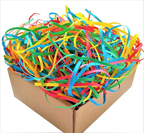 Image of Shredded paper for Packing 1kg, Gift Wrapping Paper Shreds, Paper Grass, Paper Shreds for Gift Packing, DIY Craft, Easter Decoration - 5 Colors(Red, Blue, Green, Orange, Yellow)