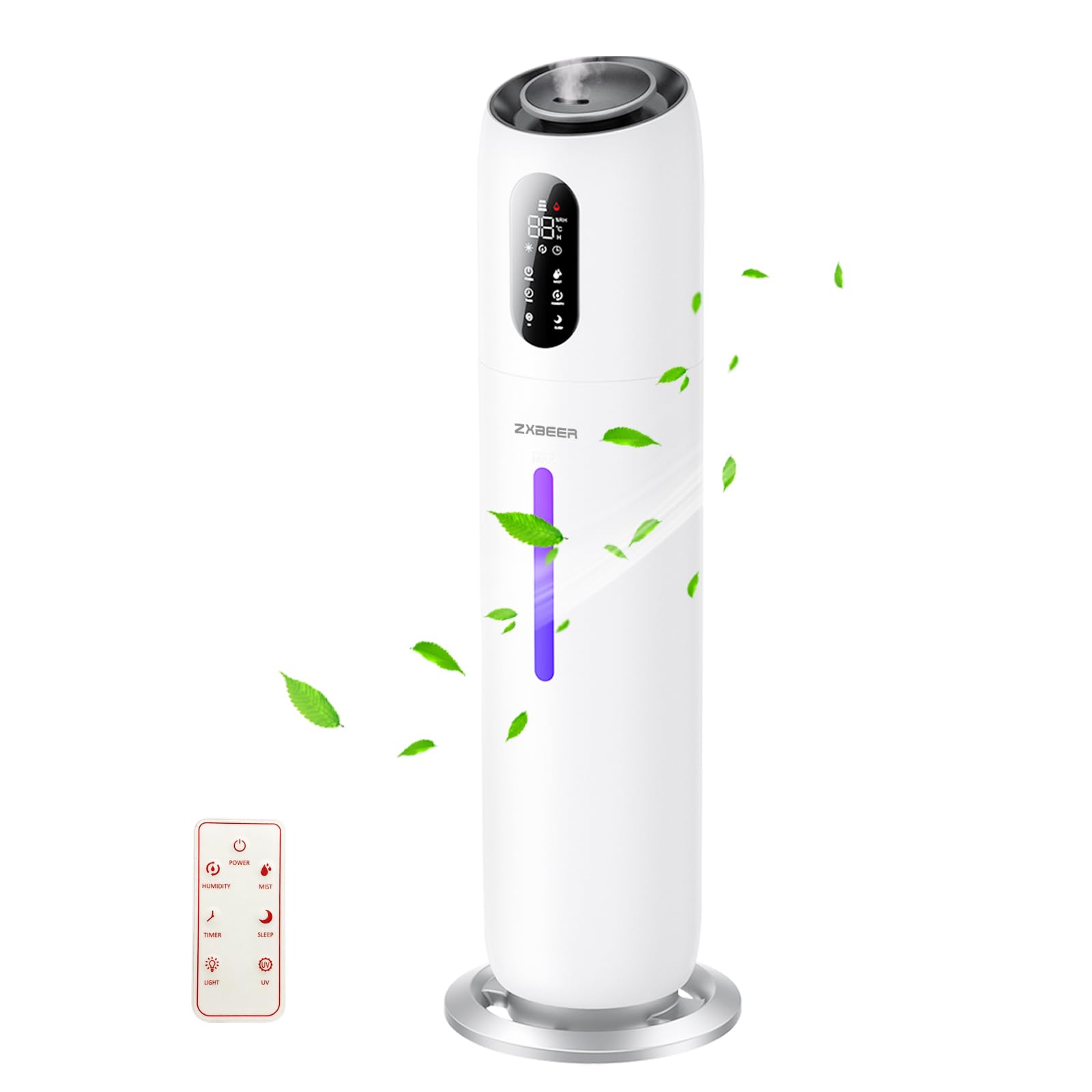 ZXBEER Humidifiers for Bedroom Large Room, 2.3Gal/9L Cool Mist ZXBEER Humidifiers for Bedroom Large Room, 2.3Gal/9L Cool Mist