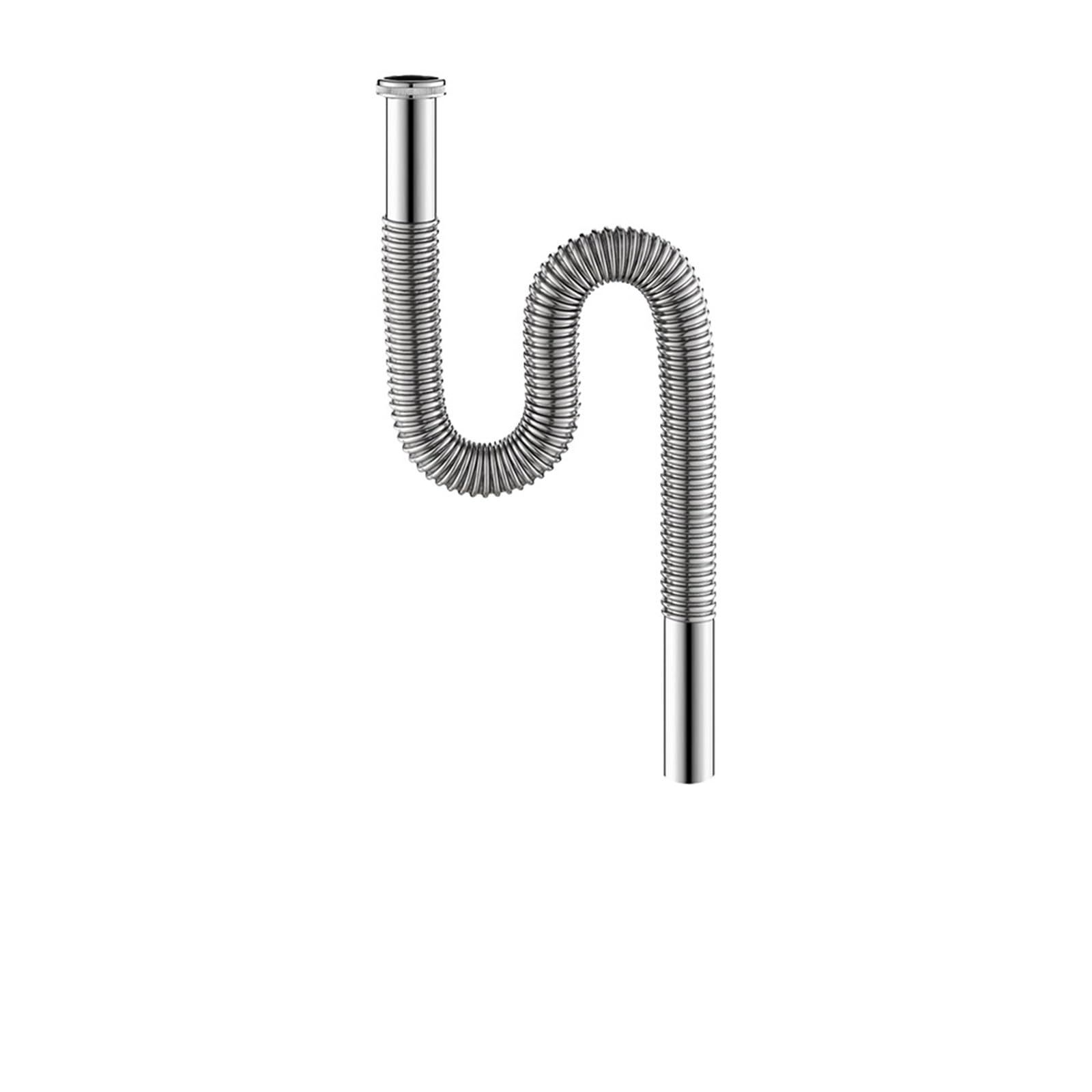 Desague lavabo Manguera de drenaje for baño, lavabo, tubo Flexible, emergente for(Chrome 80)