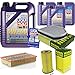 Produktbild QR-PARTS 69320504 Filter Set Inspektionspaket 8 Liter Motoröl Leichtlauf High Tech 5W-40 MANN-FILTER Innenraumfilter Luftfilter Ölfilter