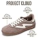 Project Cloud Fashion Sneakers for Women 2026 - Lace-Up Shoes Trendy Women Sneakers with Memory Foam Insole Women's Fashion Sneakers Non-Slip Womens Shoes (Irita, TAUPMULT,9M) Taupe Multi