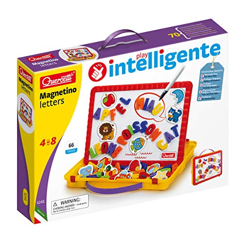 Quercetti - 13/5241 - Loisirs Créatifs - Valise Tableau Magnétique Et Effaçable À Sec