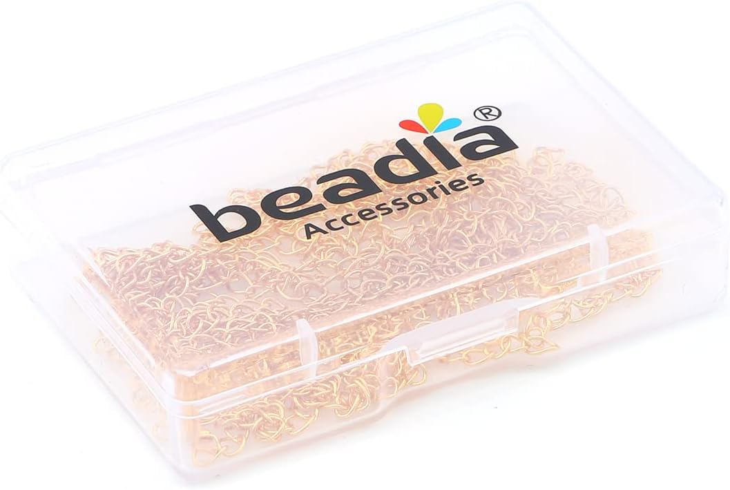 18K Gold Plated Tail Chains 3.0mm 2 Meters Extension Chains for Jewelry Making Findings - Image 4