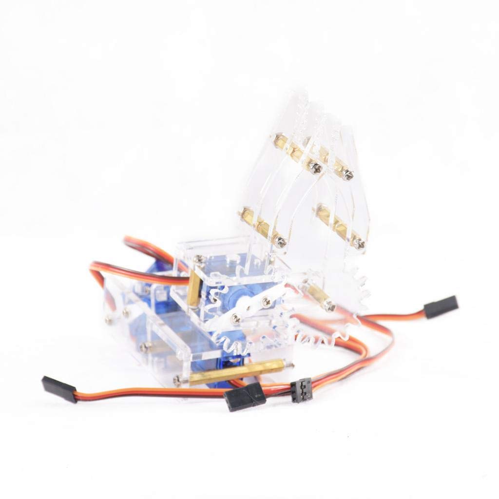 LR Decor 4 DOF Robot Arm 3D Rotating Machine DIY Robotic Arm & Grippers Machine Toy RC Model Vehicle Parts & Accs // Other RC Parts & Accs