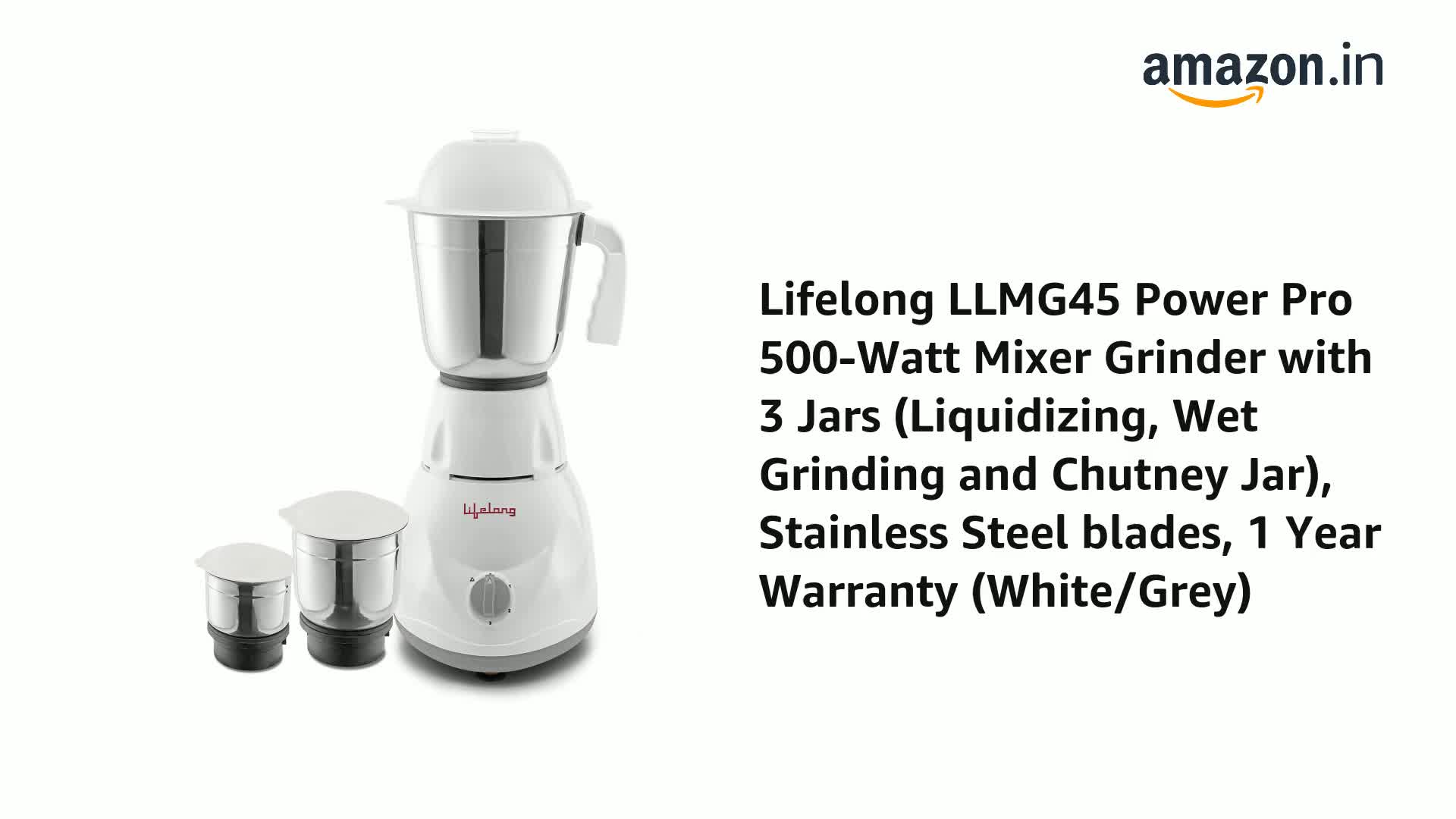 lifelong mixer jar