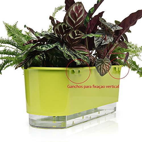 Jardineira Vaso Raiz Autoirrigável 40cm Auto Irrigável Preto