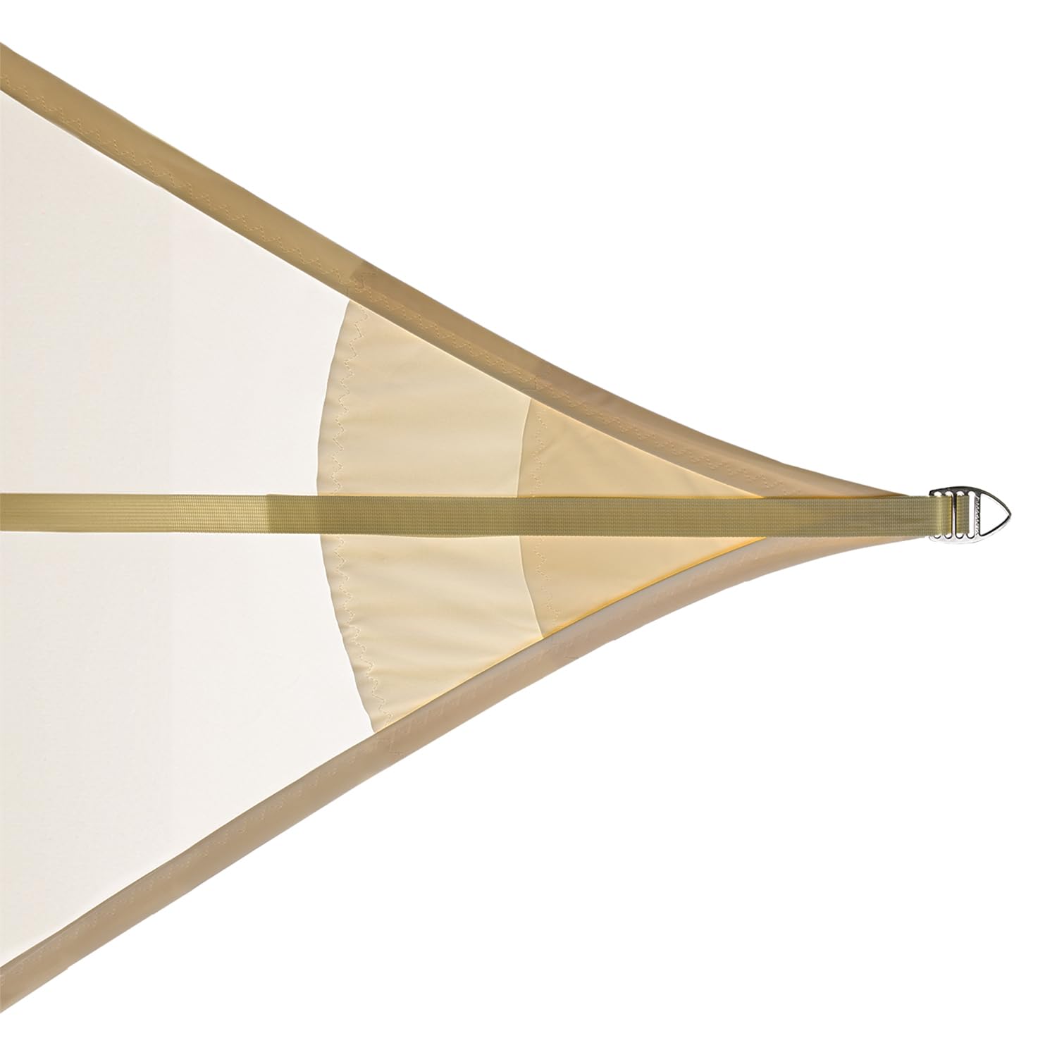 EZ Breez Vela Ombreggiante Impermeabile Beige Rettangolare 3x5 m Protezione UV Tenda a Vela per Giardino Balcone Terrazza e Piscina