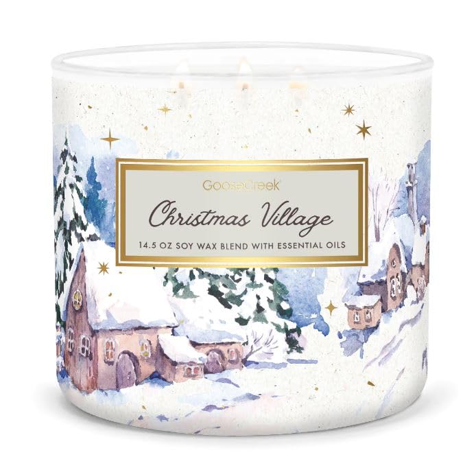 Christmas Village Large 3-Wick Candle