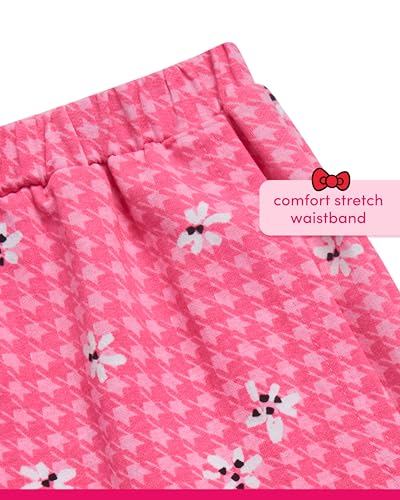 Image of Hello Kitty Girls Skort Set - 2 Piece Graphic Crewneck Top and Short Skort Cute Outfit Set (Sizes: 2T-12)