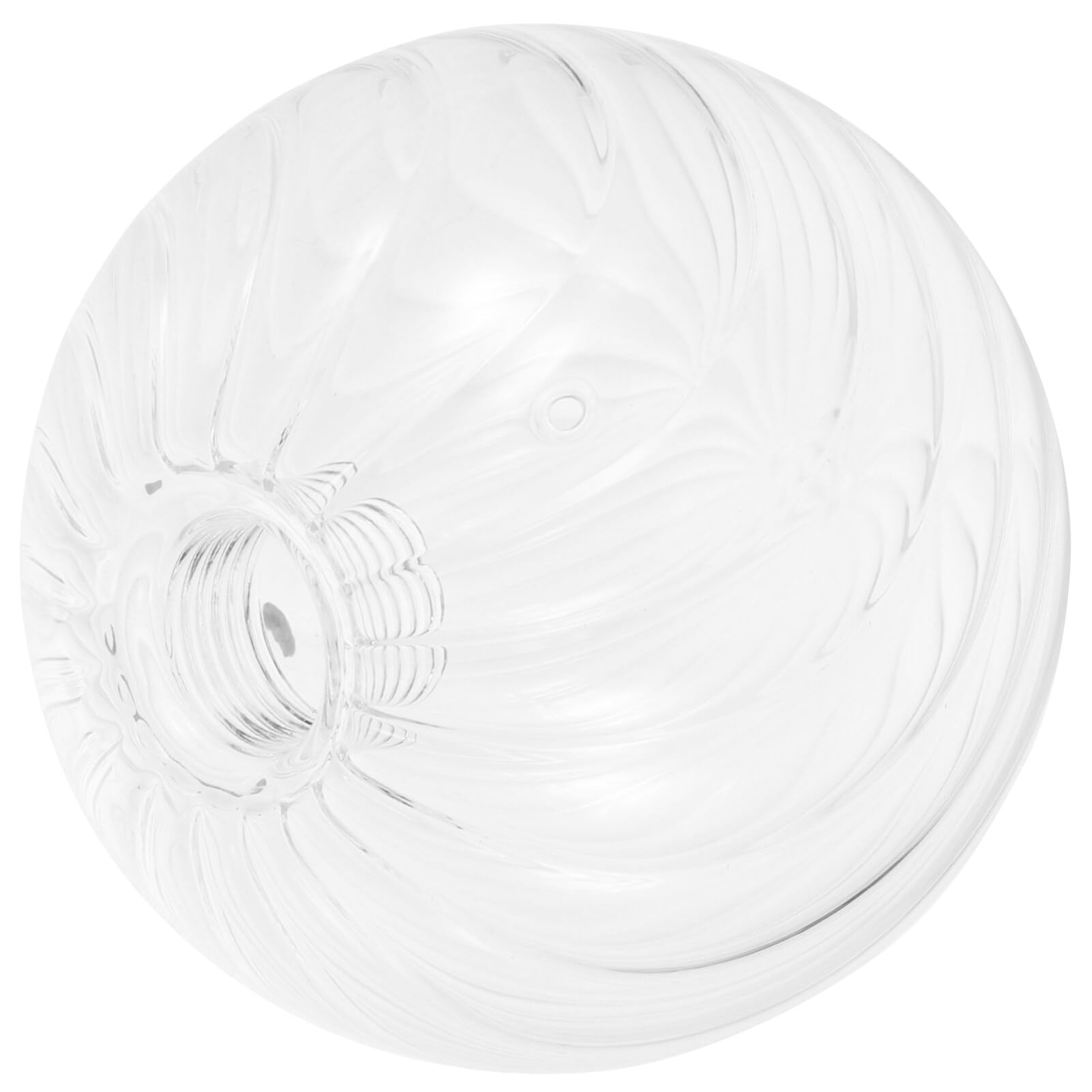 PRETYZOOM Clear Glass Globe Lamp Shades 100mm G9 Light Bulb Cage Guard Globe Lighting Replacement Glass Shade Modern Clear Lampshade Accessories for Pendant Wall Sconces