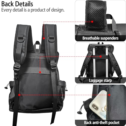 Daypacks for men women, with 15.6" compartment Water Resistant Casual Backpack for College Travel4