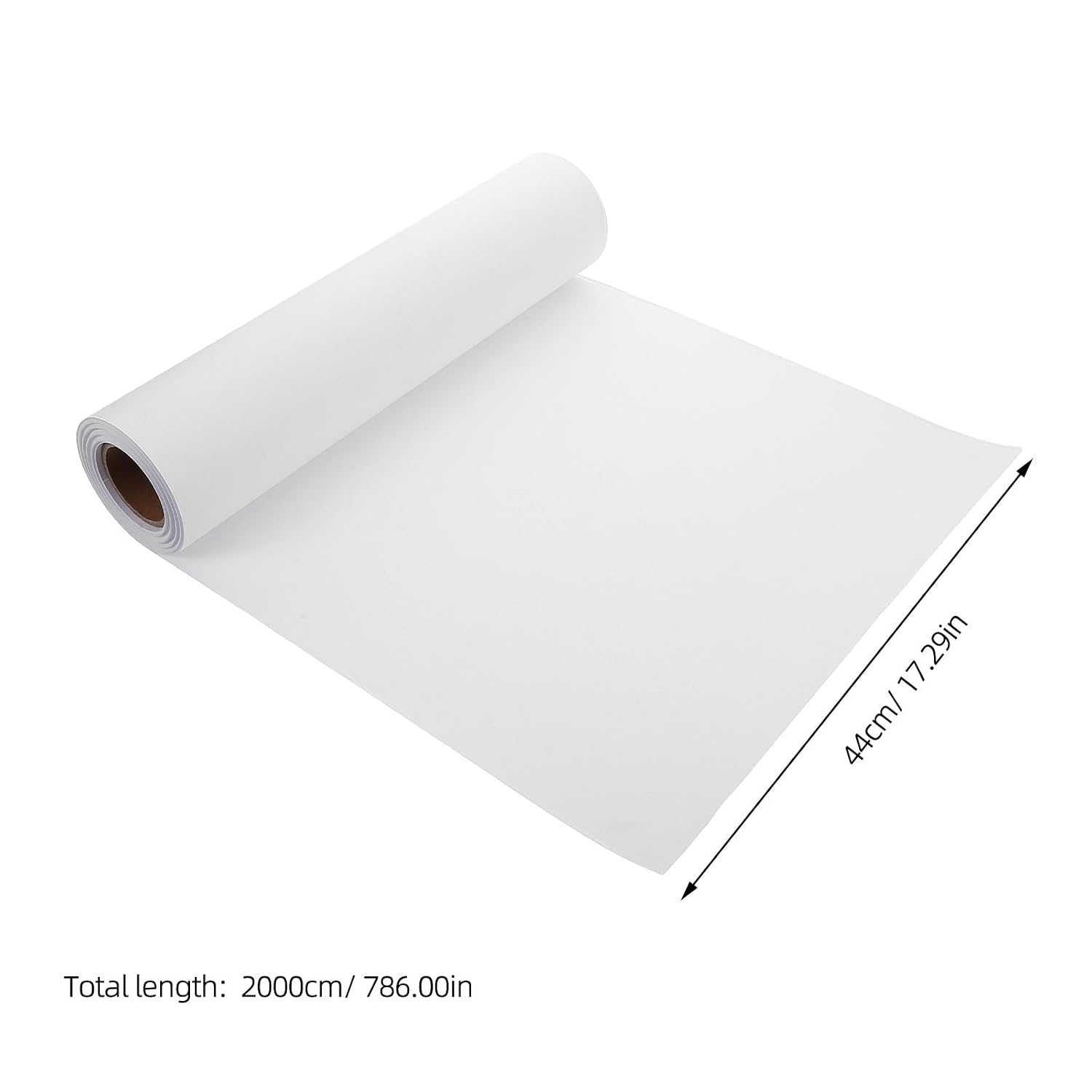 SOESFOUFU Craft Paper Roll: 65.6ft x 17.3in White Kraft Easel Paper for Kids Painting - Sketching Roll for Drawing, Sketching and Doodling Projects
