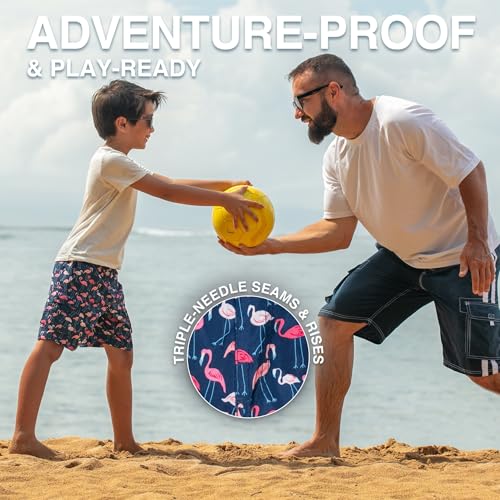 Image of Kanu Surf Boys' Avalon Quick Dry UPF 50+ Beach Swim Trunk