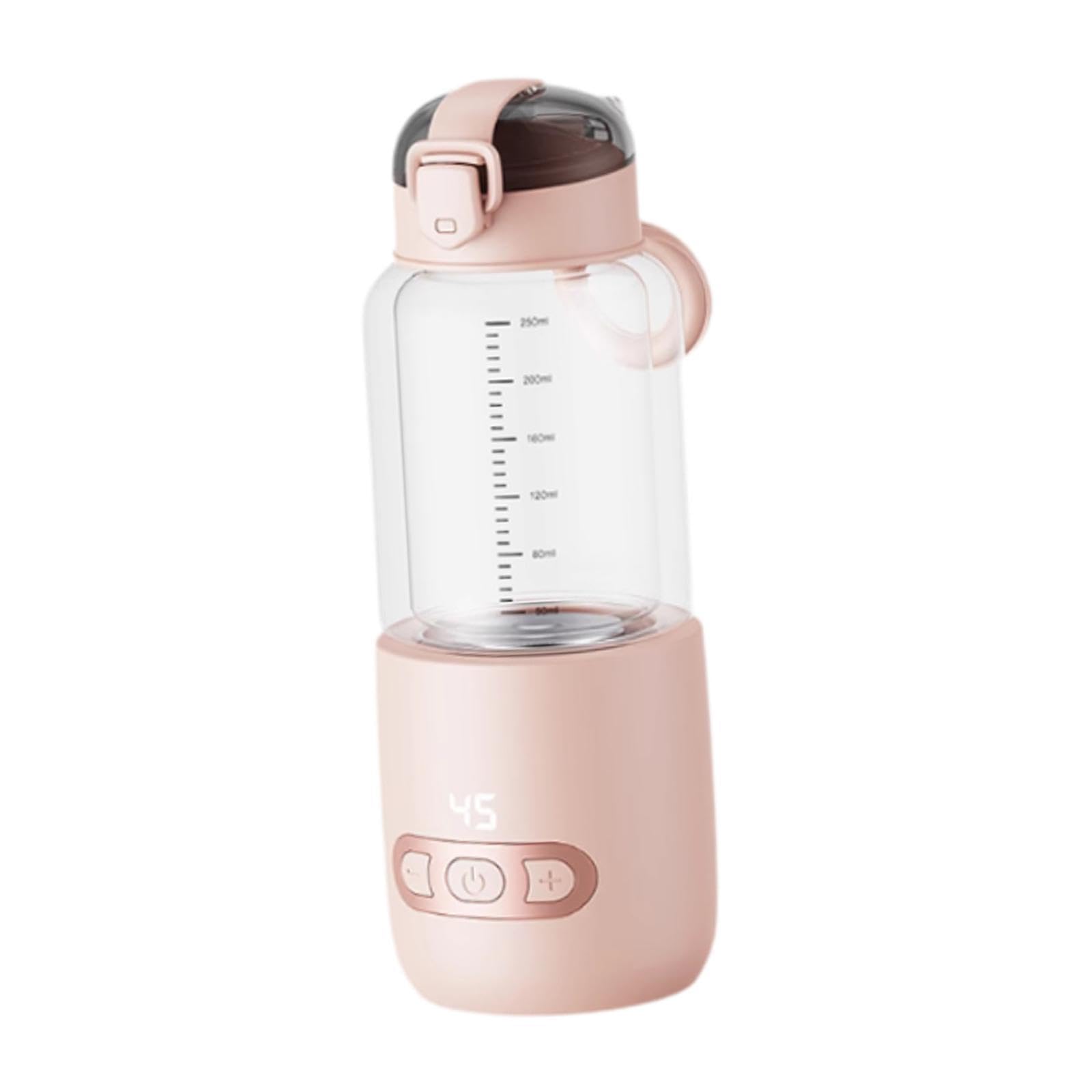 Scaldabiberon portatile ricaricabile USB Formula Scaldalatte per bambino on-the-go - Rosa 250ml