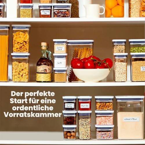 OXO 11235900 Good Grips Pop-Behälter-Set, 5-teilig, Kunststoff, weiß – Ansicht 2