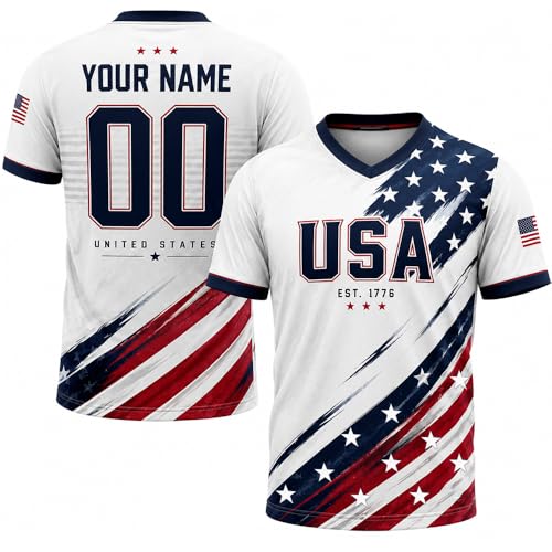 Personalized USA 2026 Soccer Jersey