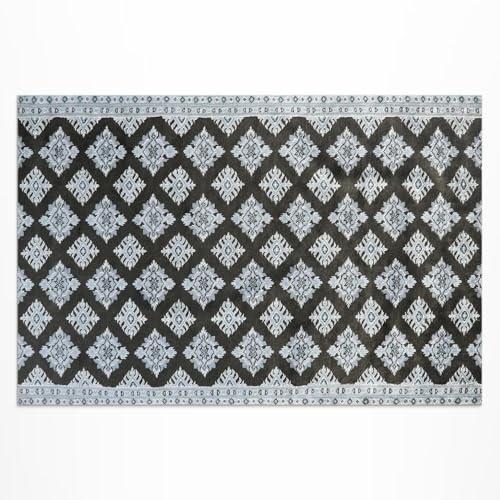 Tapis d'extérieur 120x180 cm en PVC imperméable pour balcon et terrasse - 2