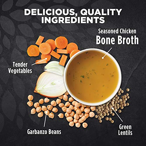 Healthy Choice Lentil Vegetable Soup Made With Chicken Bone Broth, 15 oz. (Pack of 12)