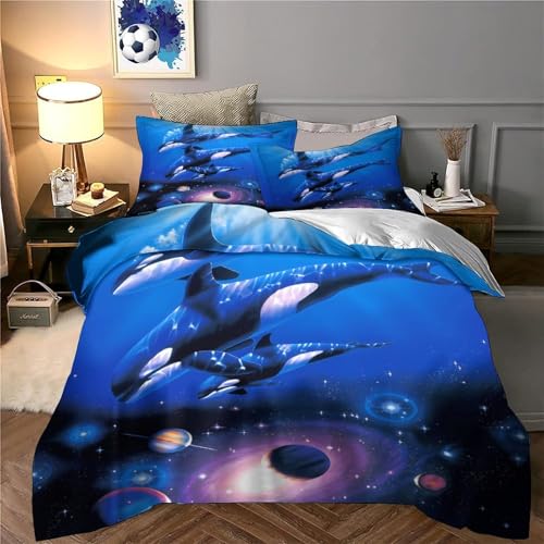 Parure de lit orques anti-acarien housse de couette zippée microfibre 140x200 - 6