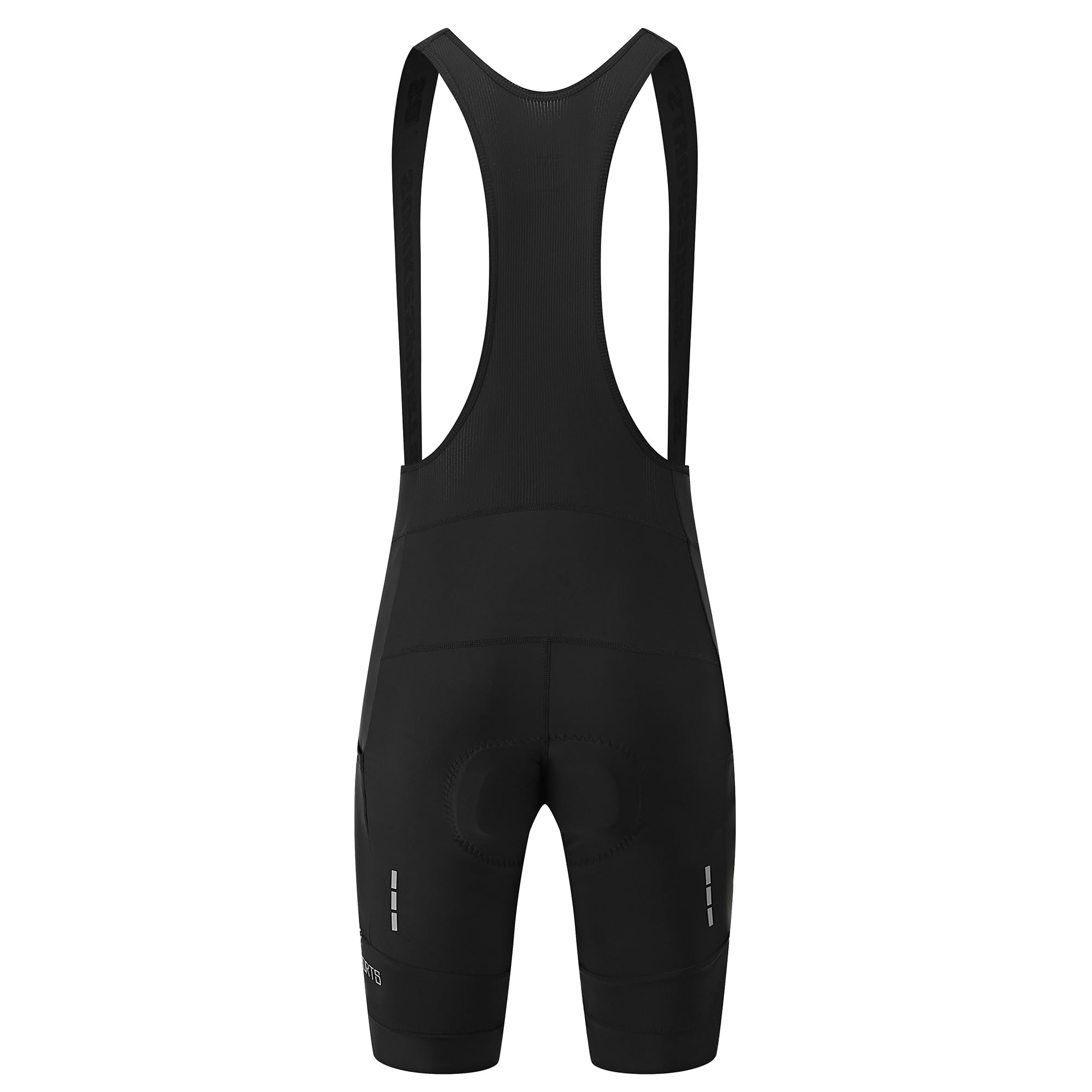 Souke Sports Bib Shorts Herren Radsport-Trägerhose,Atmungsaktive Multifunktionale Tasche Fahrrad Trägerhose with Komfortables Sitzpolster für Rennrad &MTB